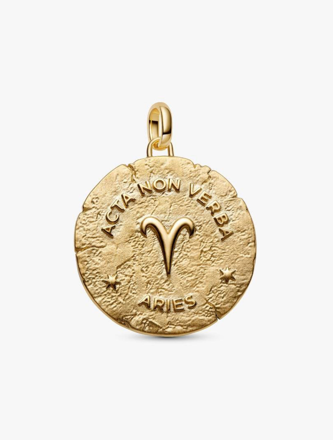 Charm Medallion XL Ariete "Acta Non Verba" Pandora 764997C01