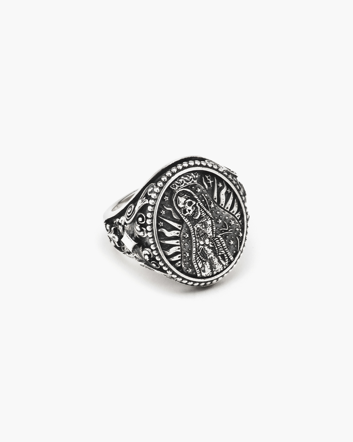 Anello Chevalier Santa Muerte Argento NOVE25 N25ANE00157