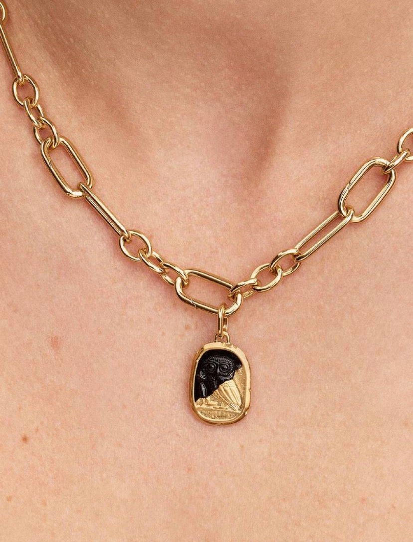 Charm Medallion Gufo "Lux Et Sapientia" Pandora 764805C01