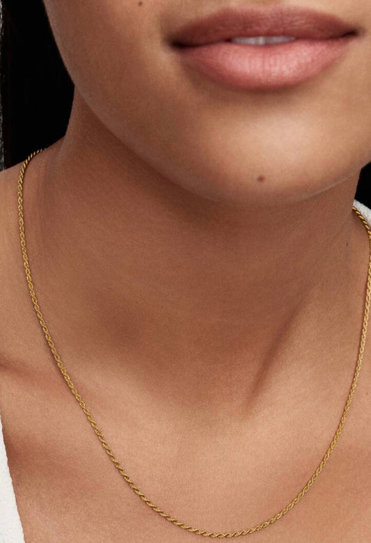 Collana Catenina Corda Intrecciata Color Oro Pandora 364687C00-70