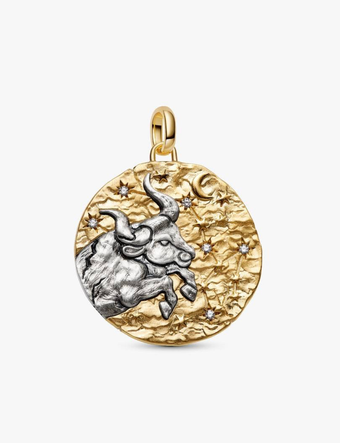Charm Medallion XL Toro "Fortitudo Animi" Pandora 764998C01