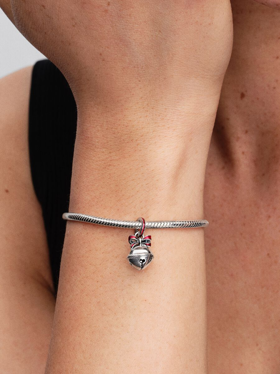 Charm Pendente Campanella di Natale Argento Sterling 925 Pandora 794246C01