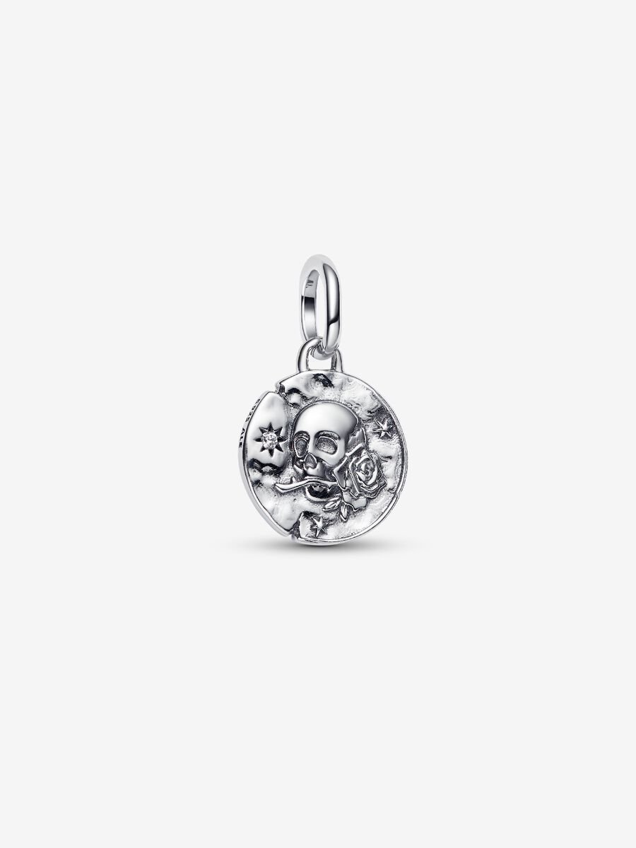 Charm Medallion Teschio "Carpe Diem" Argento Sterling 925 Pandora 794089C01