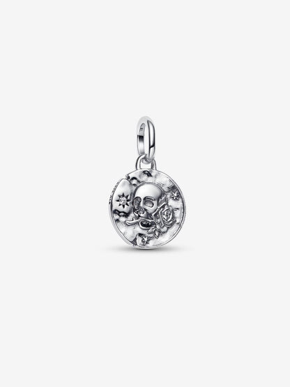 Charm Medallion Teschio "Carpe Diem" Argento Sterling 925 Pandora 794089C01
