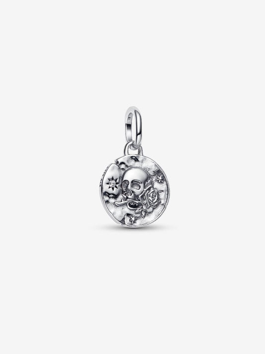 Charm Medallion Teschio "Carpe Diem" Argento Sterling 925 Pandora 794089C01