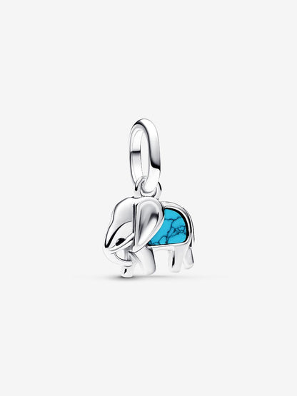 Charm Mini Pendente Elefante Turchese Pandora ME Argento Sterling 925 793858C01