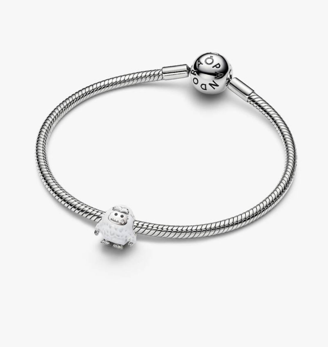 Charm Yeti con Finitura in Platino Pandora 735058C01