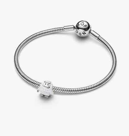 Charm Yeti con Finitura in Platino Pandora 735058C01