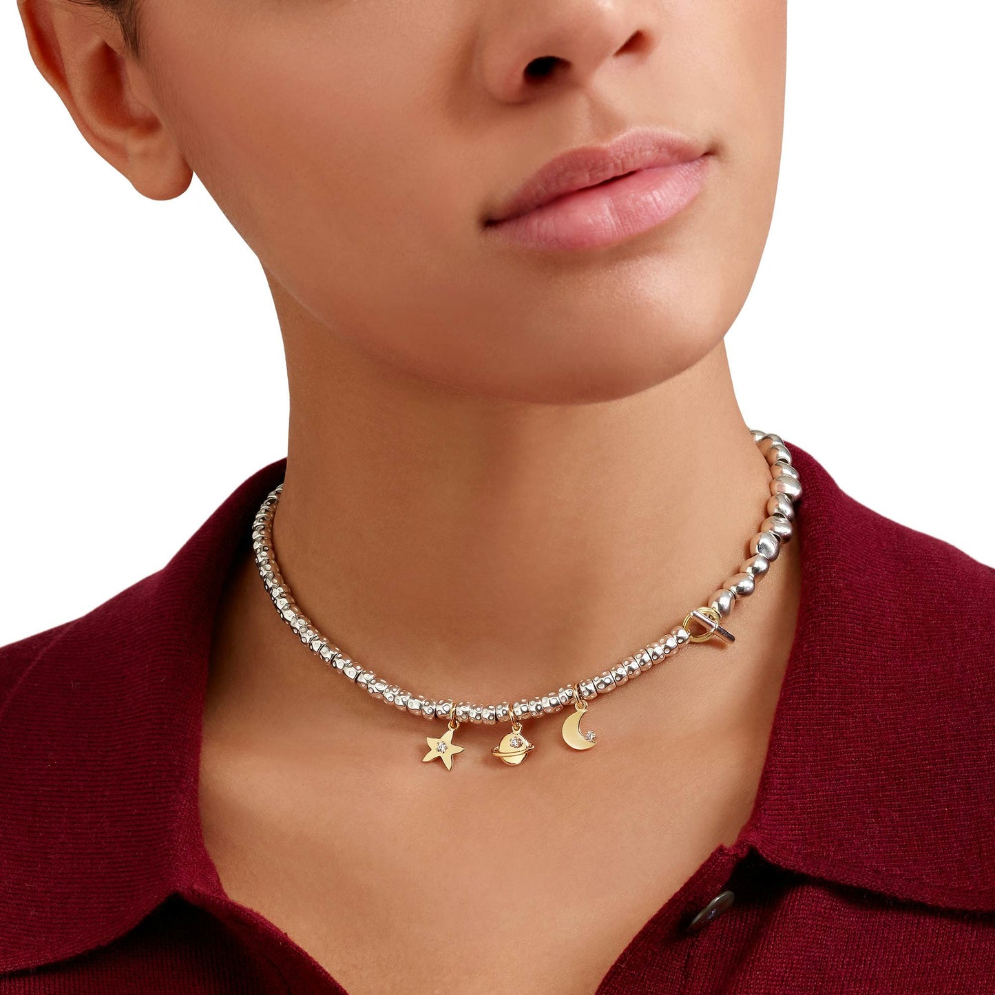 Ciondolo Stellina Oro Giallo e Diamante Bianco Dodo DMC5017-STARX-DB09G