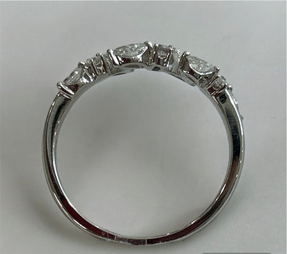 Marquise Ring 18 Kt White Gold Crivelli 370-XR7881