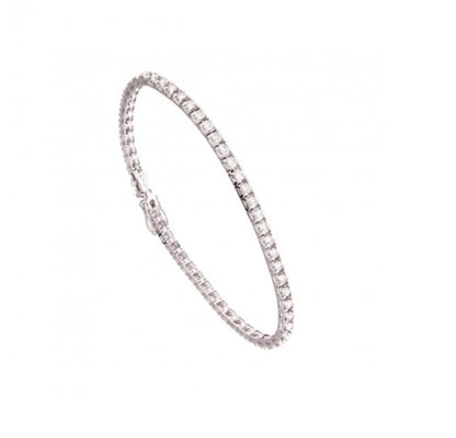 Bracciale Tennis Oro Bianco E Diamanti 18 KT Crivelli 329-L1051-H