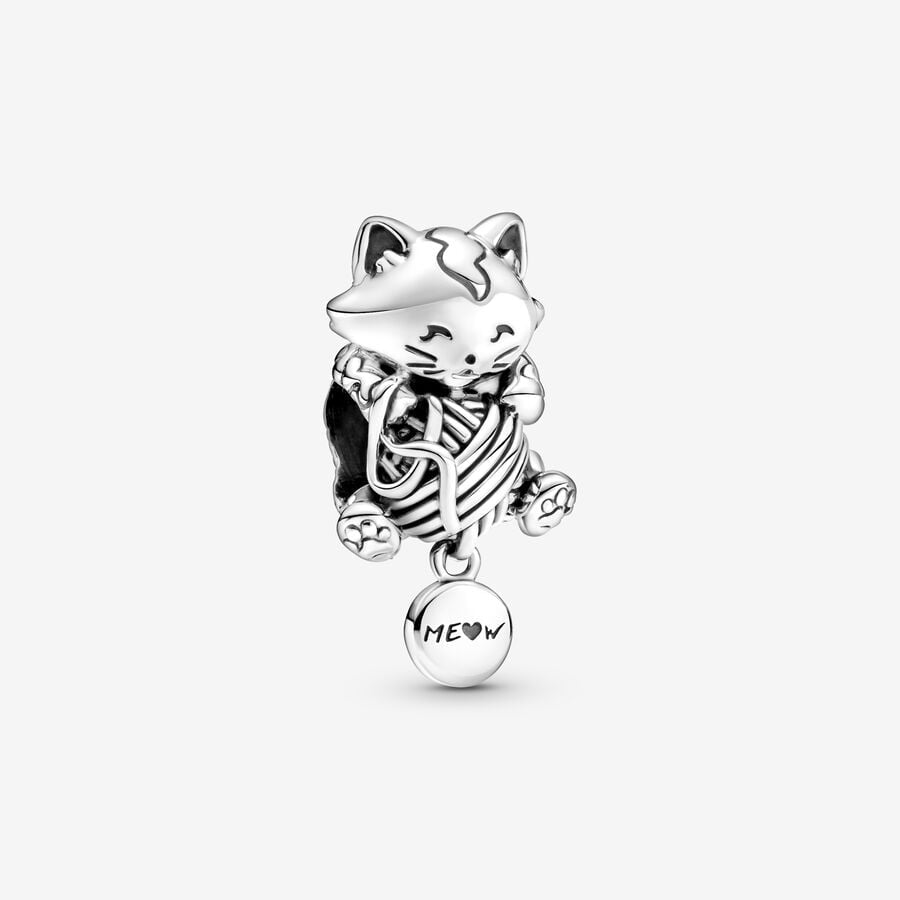 Charm Gattino e Gomitolo Pandora 799535C00