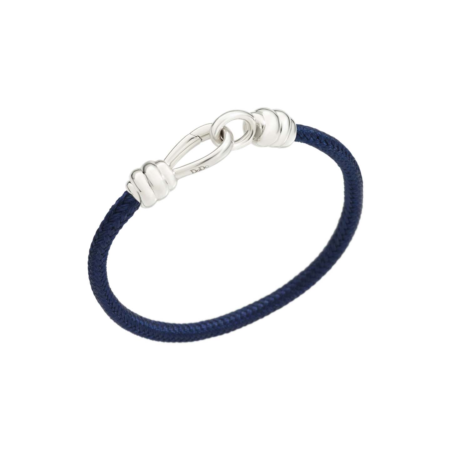 Bracciale Nodo Cordino Argento Blu Navy DBC2001KNOT0CBLAG