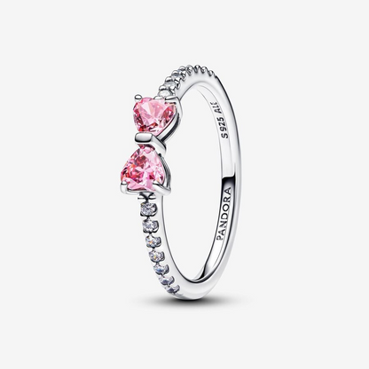 Anello Fiocco Luminoso Rosa Pandora 193510C01