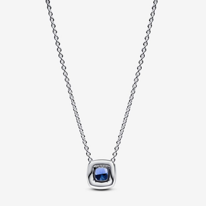 Collana Punto Luce Quadrato Blu Pandora 393560C01-45