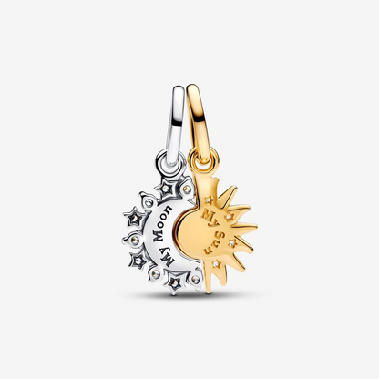 Charm Pendente Sole e Luna Divisibile Pandora 763585C01