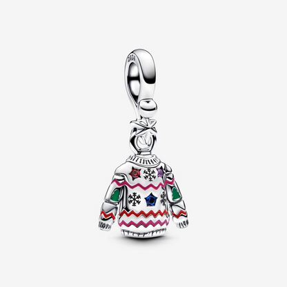 Charm Pendente Maglione di Natale Pandora 793596C01