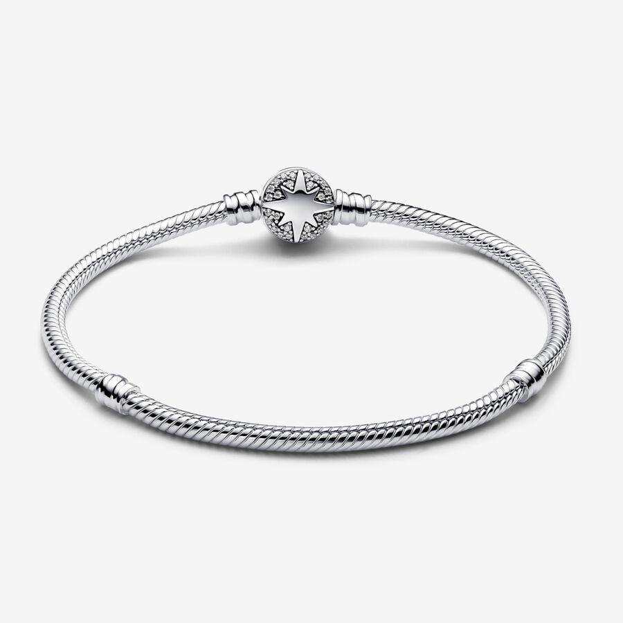 Bracciale con Chiusura Stella Polare Pandora 593584C01