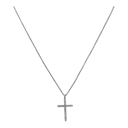 Girocollo Cuore oro bianco 18 Kt E Diamanti Crivelli 234-4018-G