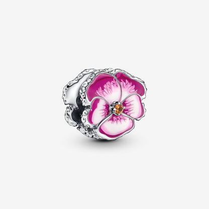 Charm Viola del pensiero Rosa Pandora 790777C01