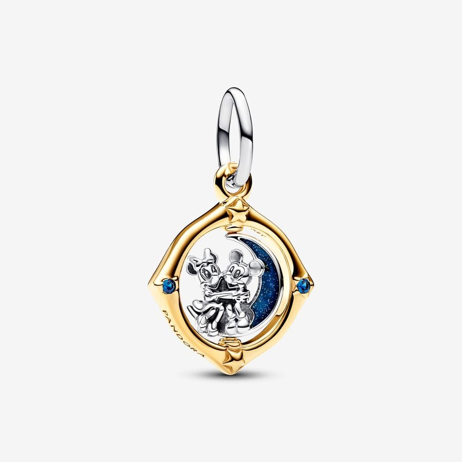 Disney, Mickey Mouse and Minnie on the Moon Pendant Pandora 762955C01