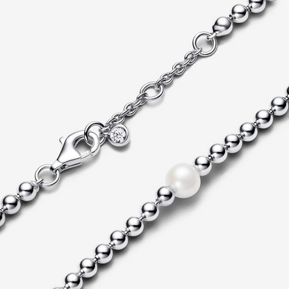 Bracelet with Cultured Freshwater Pearl and Pandora Spheres 593173C01