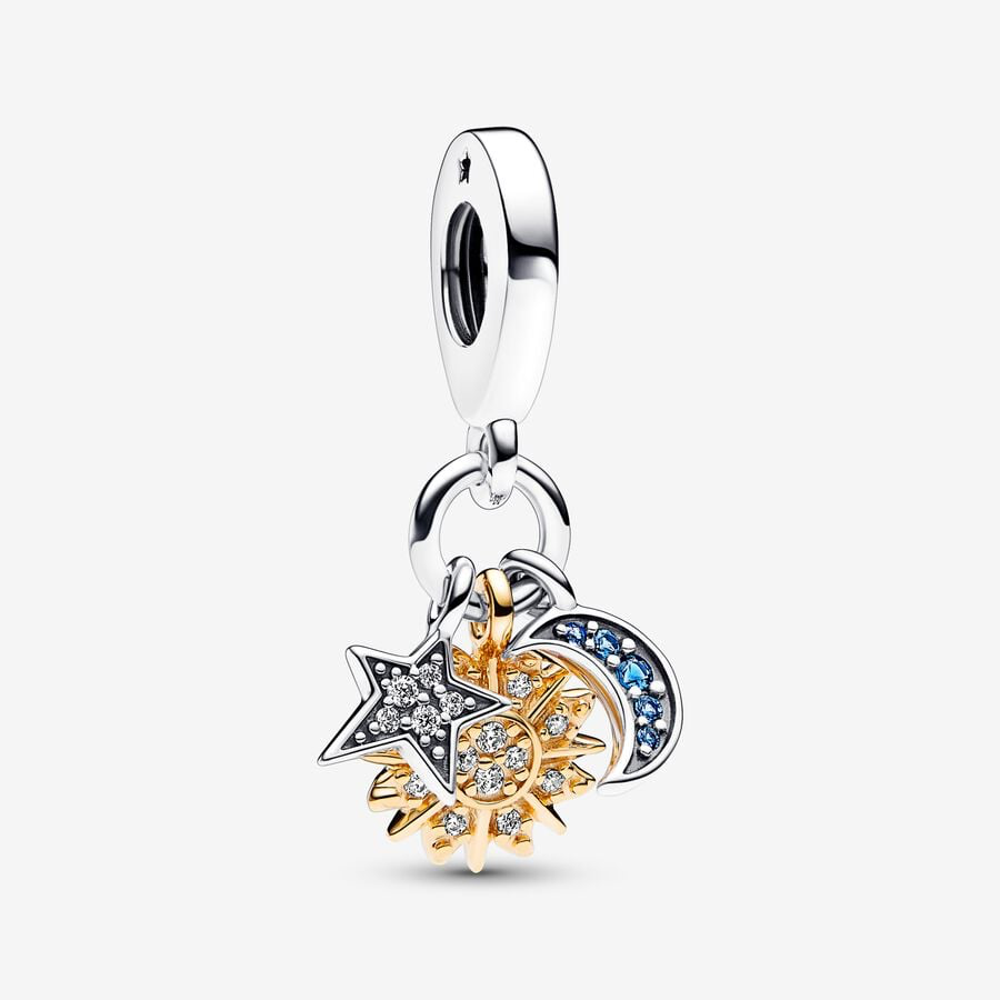 Star, Sun and Moon Pendant Charm Pandora 762676C01