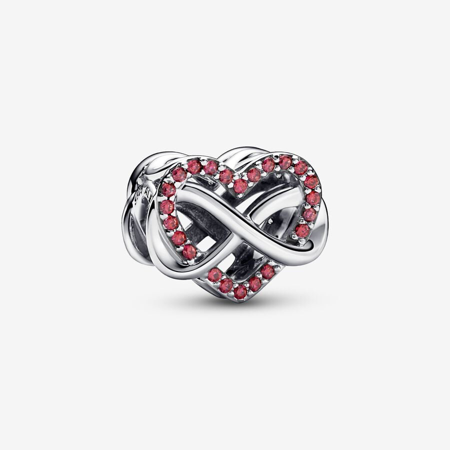 Red Heart and Infinity Charm Pandora 792246C01