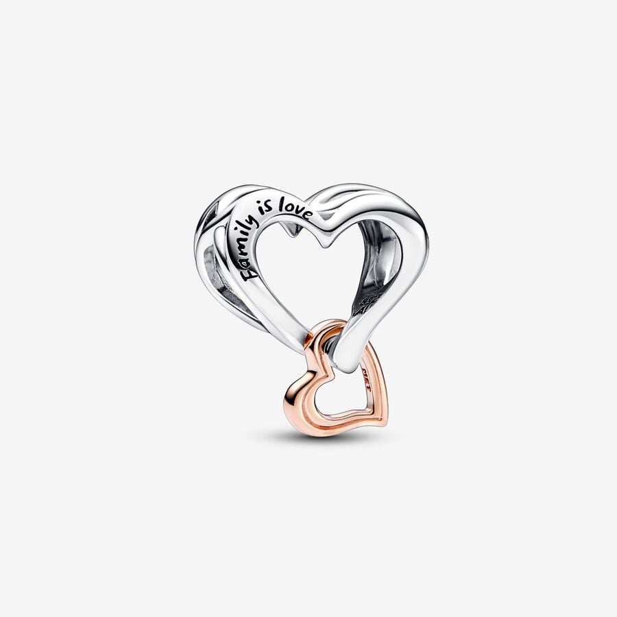 Openwork Infinity Heart Charm "Family is Love" Pandora 782642C00