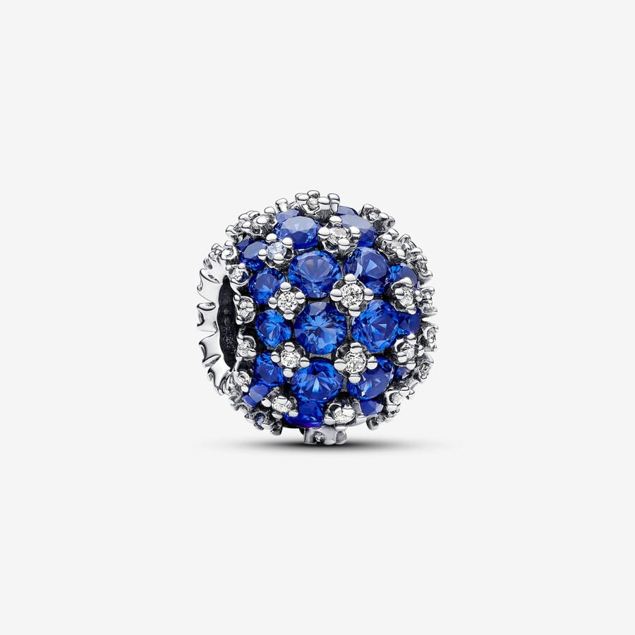 Pandora Blue Luminous Stones Pavè Charm 792630C02