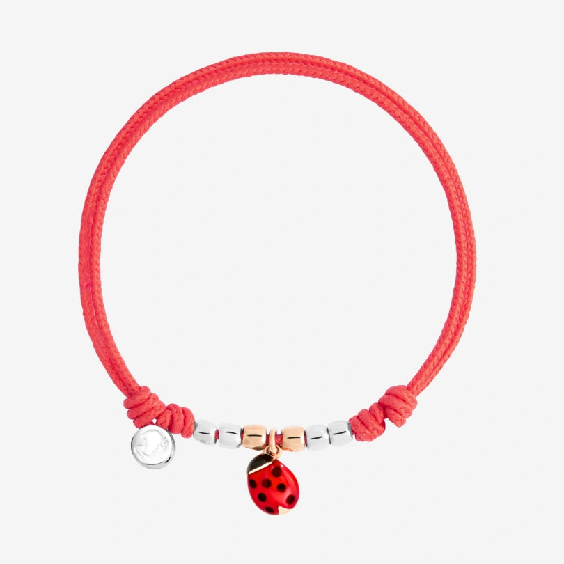 Dodo Ladybug Cord Bracelet DBC4009_PADLA_RO09A 