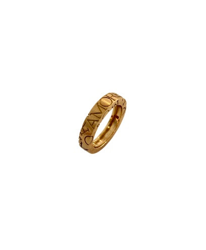 Satin Faith Ring Love Yellow Gold Pasquale Bruni Sv 3g