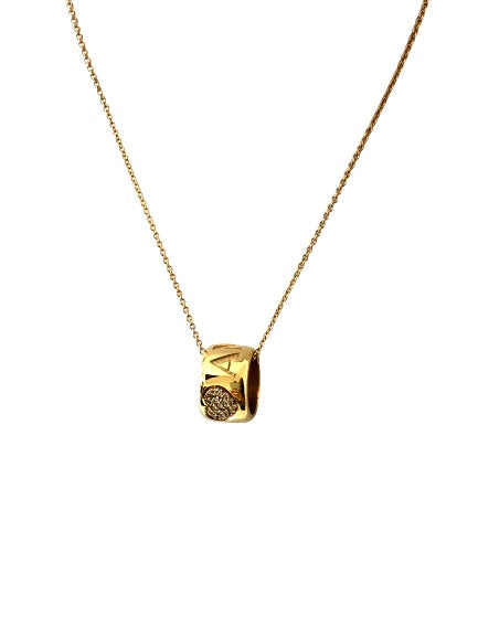 Pasquale Bruni Love Necklace Yellow Gold Diamonds 13134g