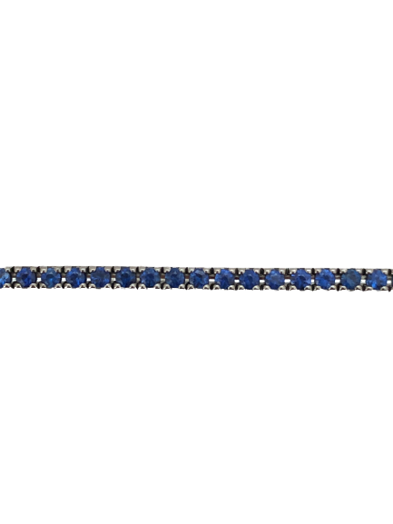 White Gold Tennis Bracelet Crivelli Sapphires 329-L1051-D