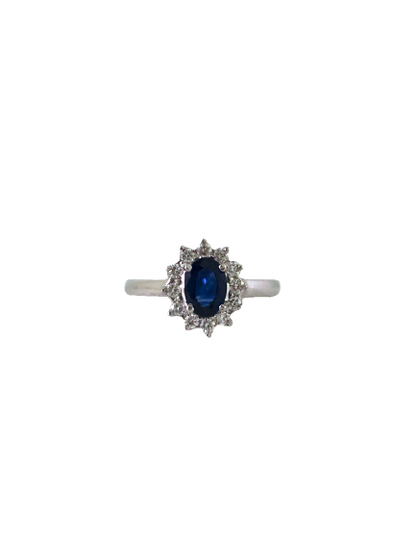 Sapphire Diamond Ring Crivelli MD.