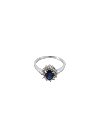 Sapphire Diamond Ring Crivelli MD.