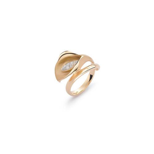 Calla Gold and Diamond Ring Annamaria Cammilli GAN0214J