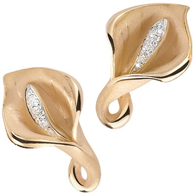 Calla Gold and Diamond Earrings Annamaria Cammilli GOR0277J