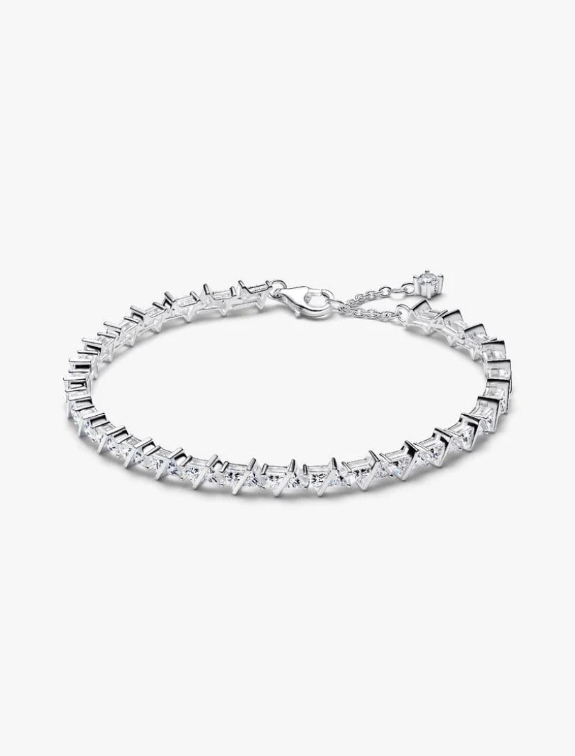 Bracciale Tennis con pietre triangolari Pandora 595069C01