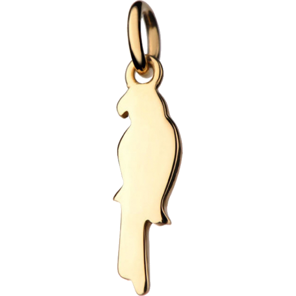 Parrot Pendant 1 Gr 18 Kt Yellow Gold Dodo D4pgpog