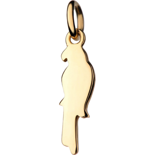 Parrot Pendant 1 Gr 18 Kt Yellow Gold Dodo D4pgpog